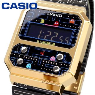 カシオ(CASIO)の新品未使用　カシオCASIO　A100WEPC-1BDR　パックマン(腕時計(デジタル))