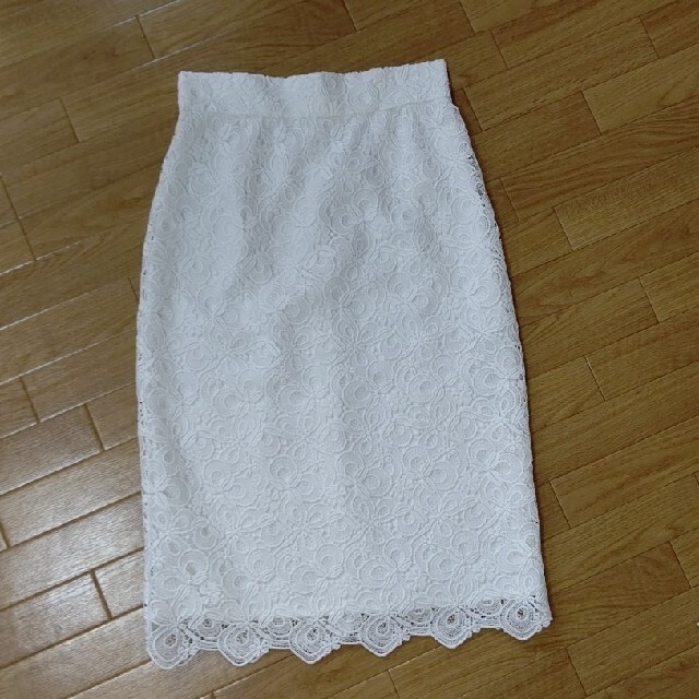 期間限定値下 ANAYI アナイ モザイクフラワーレースタイトスカート S