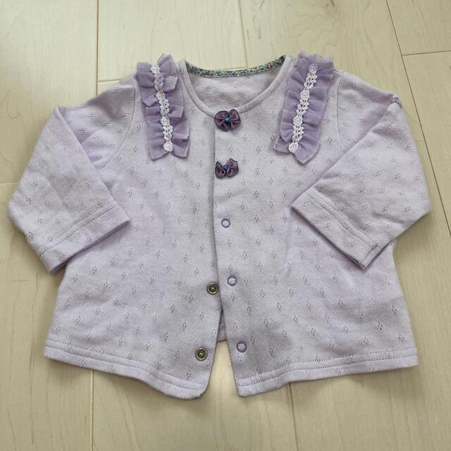 ANNA SUI mini(アナスイミニ)のアナスイミニ カーディガン  キッズ/ベビー/マタニティのベビー服(~85cm)(カーディガン/ボレロ)の商品写真