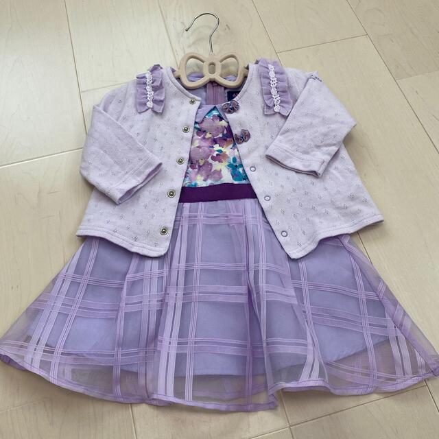 ANNA SUI mini(アナスイミニ)のアナスイミニ カーディガン  キッズ/ベビー/マタニティのベビー服(~85cm)(カーディガン/ボレロ)の商品写真