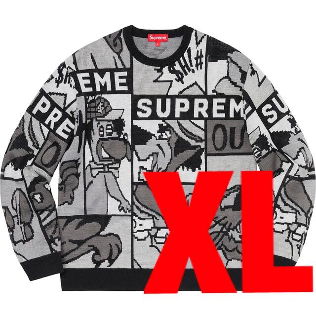 Supreme Cartoon Sweater XL