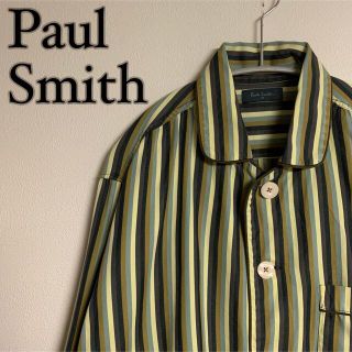 ポールスミス(Paul Smith)の【希少】Paul Smith マルチカラー　ストライプ　模様　シャツ　グリーン(シャツ)