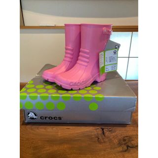 クロックス(crocs)のクロックス　長靴　ジョージ　23cm(レインブーツ/長靴)