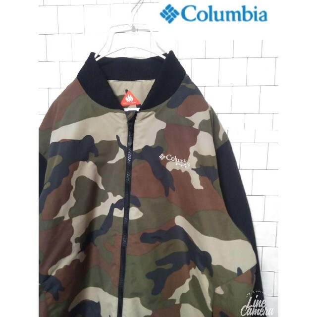 Columbia - 【Columbia】古着 オムニヒート カムフラージュ ブルゾンの通販 by きなこもちshop｜コロンビアならラクマ