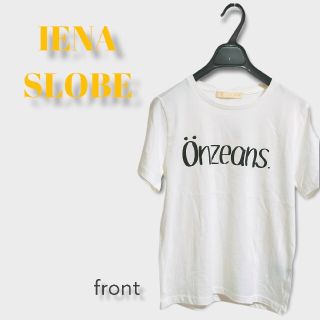 スローブイエナ(SLOBE IENA)の【IENASLOBE】ロゴTシャツ　日本製　レディース(Tシャツ(半袖/袖なし))