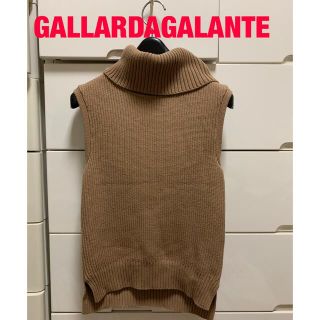 GALLARDAGALANTE (ガリャルダガランテ) 袖なしニット(ニット/セーター)