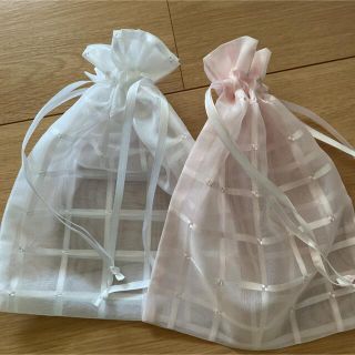 シフォンバッグ　ビニールバッグ(日用品/生活雑貨)