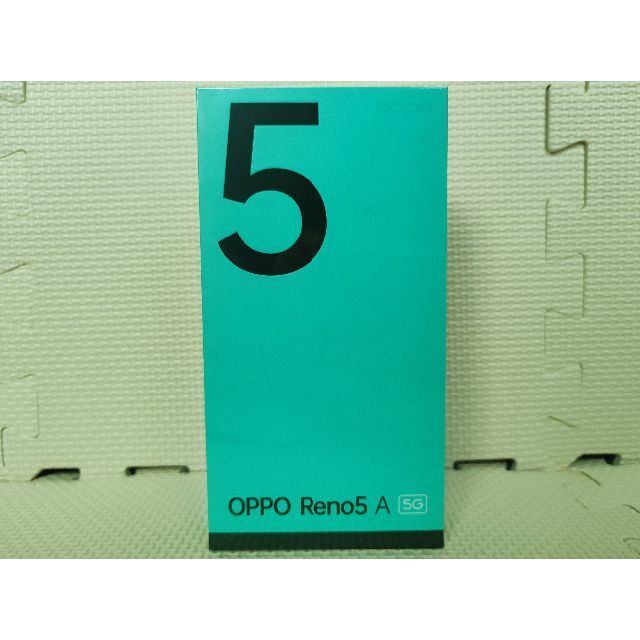 【新品未開封】OPPO RENO 5A デュアルSIM版 (シルバーブラック)スマートフォン本体