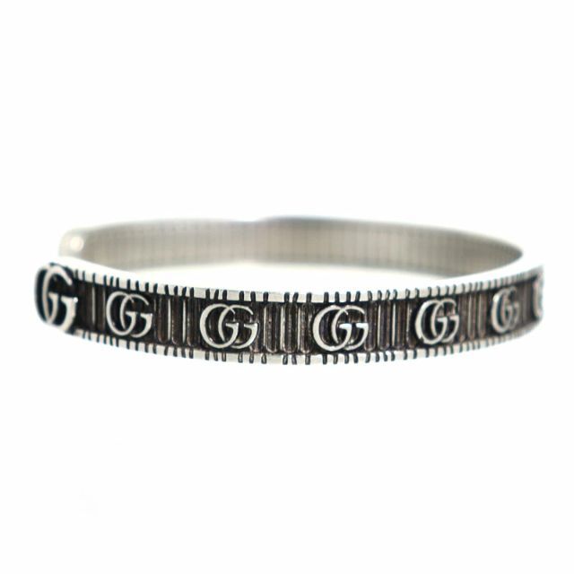 グッチGGマーモントロゴ ブレスシルバーGUCCI ダブルG タイガー