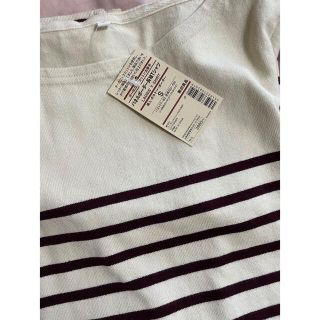 ムジルシリョウヒン(MUJI (無印良品))の無印良品/パネルボーダー長袖TシャツS(Tシャツ(長袖/七分))