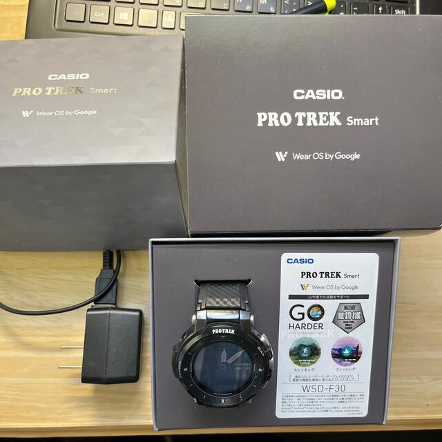 CASIO PROTREK WSD-F30-BK スマートウォッチ