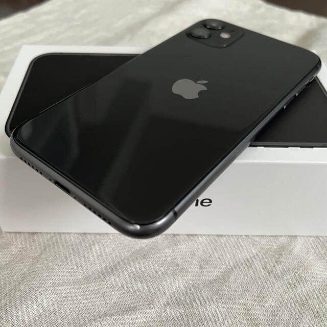 iPhone(アイフォーン)のiPhone 11 128GB ブラック SIMフリー スマホ/家電/カメラのスマートフォン/携帯電話(スマートフォン本体)の商品写真