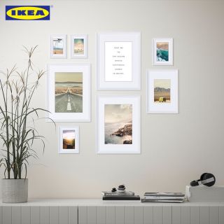 イケア(IKEA)のIKEA ポスター フレーム付き モノクロ モノトーン 白黒(その他)