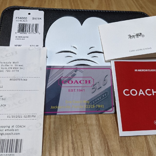 COACH 長財布 ディズニーコラボ ミッキーマウス 笑 - 財布