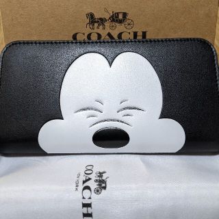 コーチ(COACH)のCOACH 長財布　ディズニーコラボ　ミッキーマウス　笑(財布)