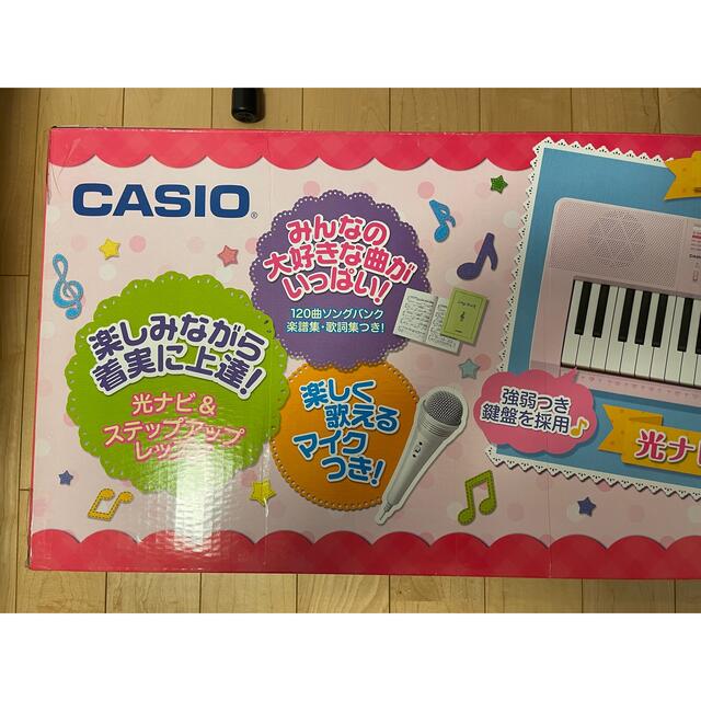 CASIO(カシオ)のカシオLK-115 光ナビゲーションキーボード【スタンド付き】 楽器の鍵盤楽器(電子ピアノ)の商品写真