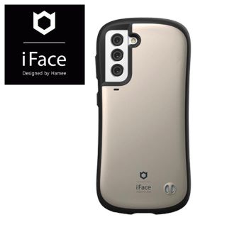 新品 iFace ゴールド Galaxy S21 5G 持ちやすい iFace(Androidケース)