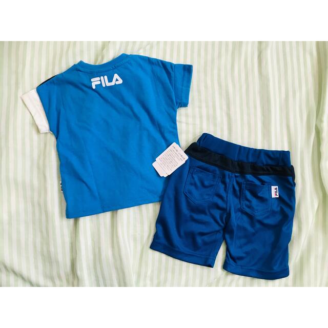 FILA(フィラ)のFILA セットアップ　80 キッズ/ベビー/マタニティのベビー服(~85cm)(Ｔシャツ)の商品写真