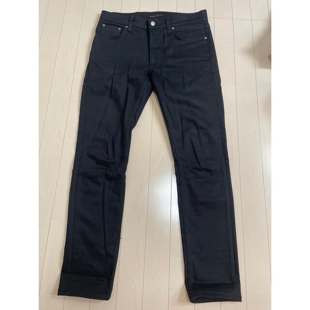 美品　Nudie Jeans Lean Dean Dry Everblack