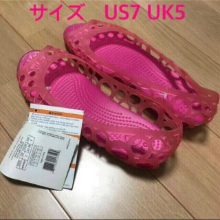 クロックス(crocs)のサイズ　US7 UK5   クロックス(サンダル)