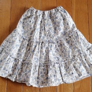 ローラアシュレイ(LAURA ASHLEY)のローラアシュレイ　膝丈フレアスカート　130cmくらい(スカート)