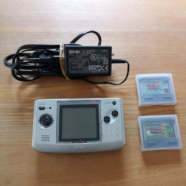 NEOGEO - NEOGEO POCKET ネオジオポケットカラー 本体とカセットとAC