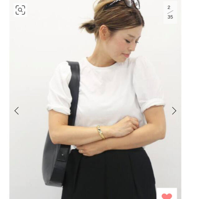 DEUXIEME CLASSE(ドゥーズィエムクラス)のドゥーズィエムクラス　CELERIのパフTシャツ レディースのトップス(Tシャツ(半袖/袖なし))の商品写真