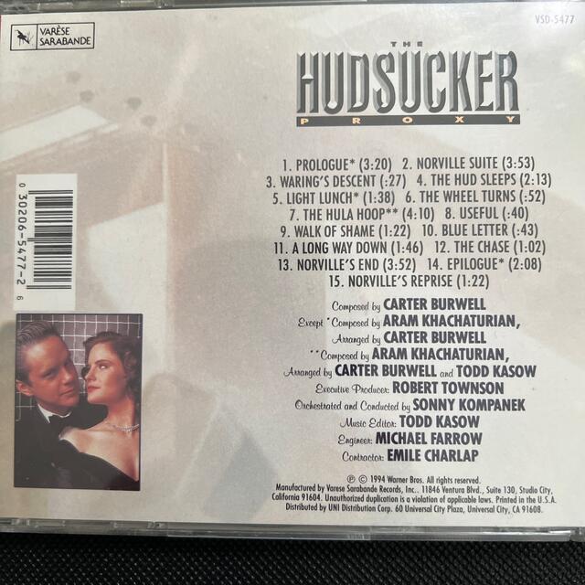 【中古】The Hudsucker Proxy/未来は今-US盤 サントラ CD エンタメ/ホビーのCD(映画音楽)の商品写真
