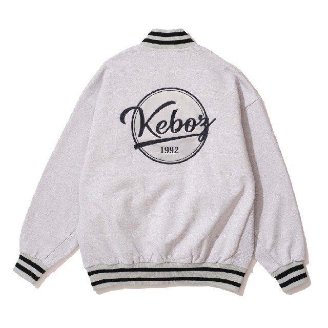 KEBOZ BB LOGO SWEAT VARSITY JACK  GRAY