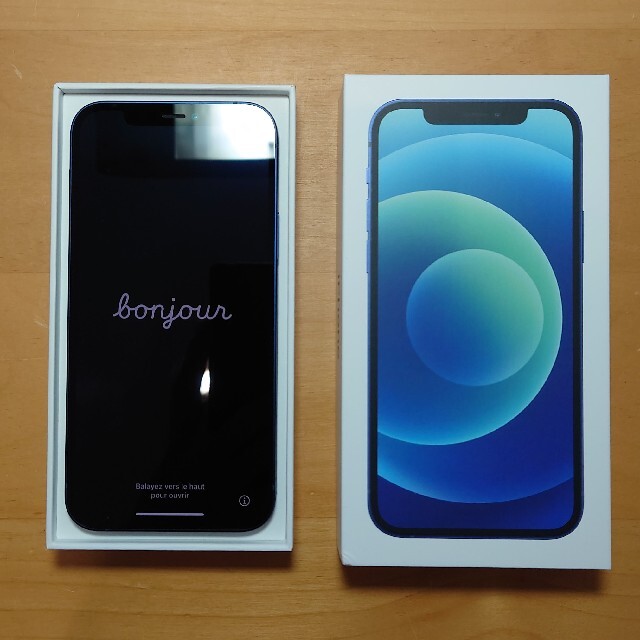 肌触りがいい Apple 青 ブルー Blue 64GB 12 iPhone - スマートフォン本体