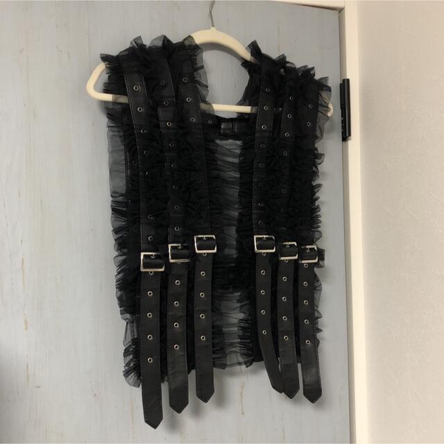 2022激安通販 des COMME GARCONS ハーネス チュール ベスト 黒 専用