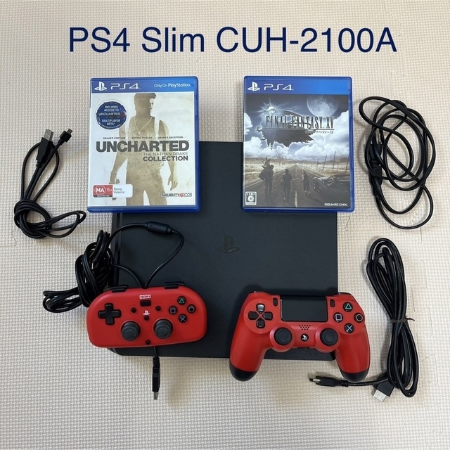 【PlayStation4 CUH-2100A】ソフト2つ・コントローラー2つ