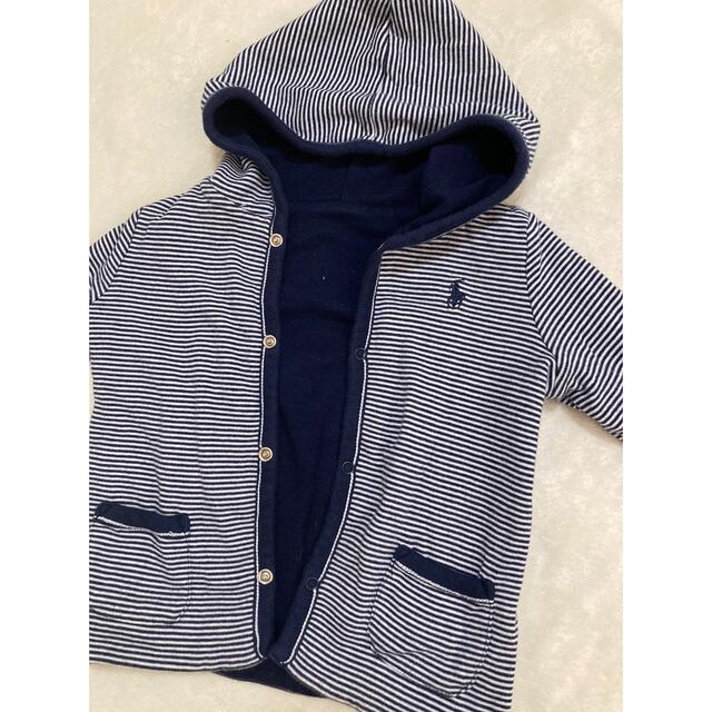 POLO RALPH LAUREN(ポロラルフローレン)のRalph Lauren＊リバーシブルパーカーカーディガン＊ キッズ/ベビー/マタニティのベビー服(~85cm)(カーディガン/ボレロ)の商品写真