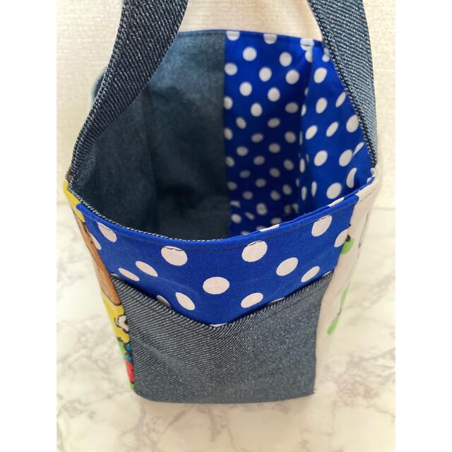 ハンドメイド⭐︎スマーフ⭐︎サイドポケット付きバッグ 4