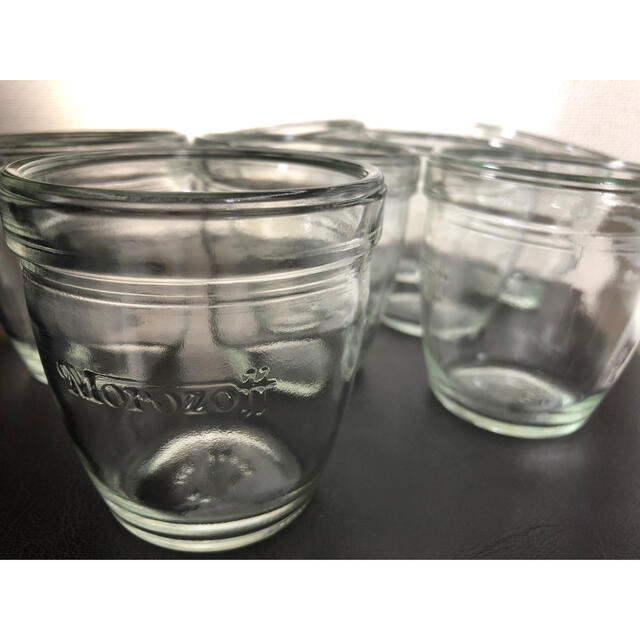 モロゾフ(モロゾフ)のMorozoff  モロゾフ プリンカップ ガラス 8個セット インテリア/住まい/日用品のキッチン/食器(容器)の商品写真