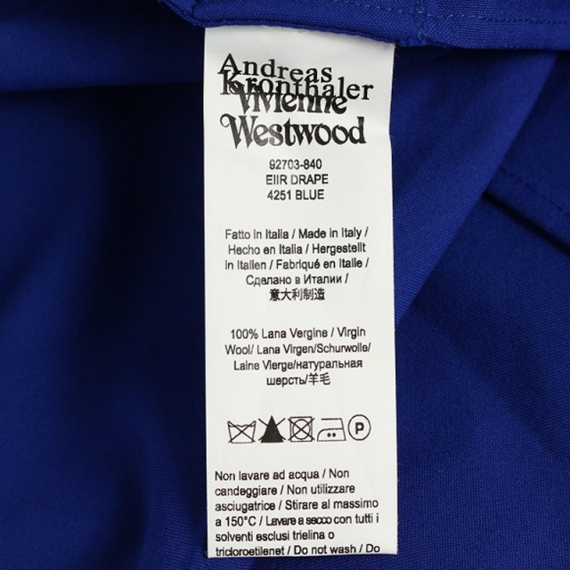 Vivienne Westwood(ヴィヴィアンウエストウッド)のヴィヴィアンウエストウッド ×アンドレアスクロンターラー 変形ストール レディース ONE SIZE レディースのファッション小物(バンダナ/スカーフ)の商品写真