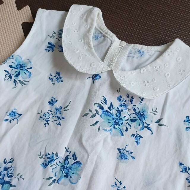 千趣会　花柄ワンピース　ノースリーブワンピース　140　夏用 キッズ/ベビー/マタニティのキッズ服女の子用(90cm~)(ワンピース)の商品写真