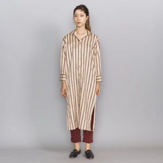 ビューティアンドユースユナイテッドアローズ(BEAUTY&YOUTH UNITED ARROWS)の【新品】BEAUTY&YOUTH ロングワンピース　シャツワンピース(ロングワンピース/マキシワンピース)