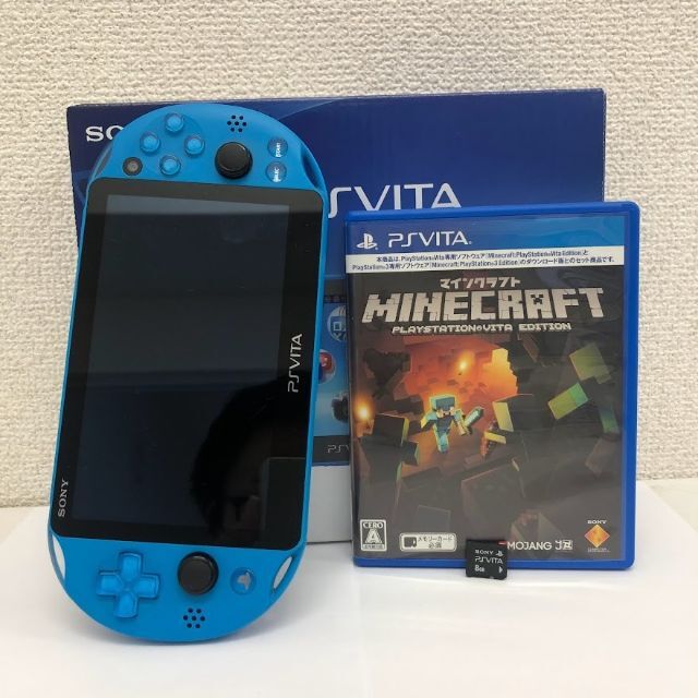 PS Vita PCH-2000 マインクラフト+メモリ8GB 日本最大級 shop