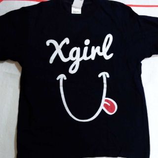 エックスガール(X-girl)の値下げXガール紺色Tシャツ(Tシャツ(半袖/袖なし))