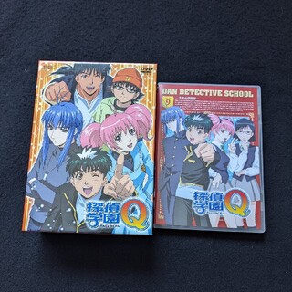探偵学園Q　9 DVD TVアニメ　美少女探偵団　緒方恵美　BOX ポストカード