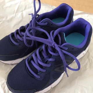 ニューバランス(New Balance)の＊美品＊ニューバランス＊スニーカー＊パープル系＊22.0(スニーカー)