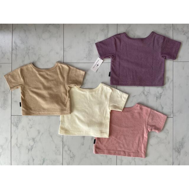 Anna Nicola(アンナニコラ)のAnna Nicola★パイルTシャツ キッズ/ベビー/マタニティのキッズ服女の子用(90cm~)(Tシャツ/カットソー)の商品写真