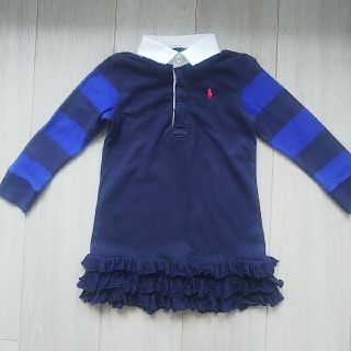 ポロラルフローレン(POLO RALPH LAUREN)のポロラルフローレン　　長袖ワンピース　100(ワンピース)