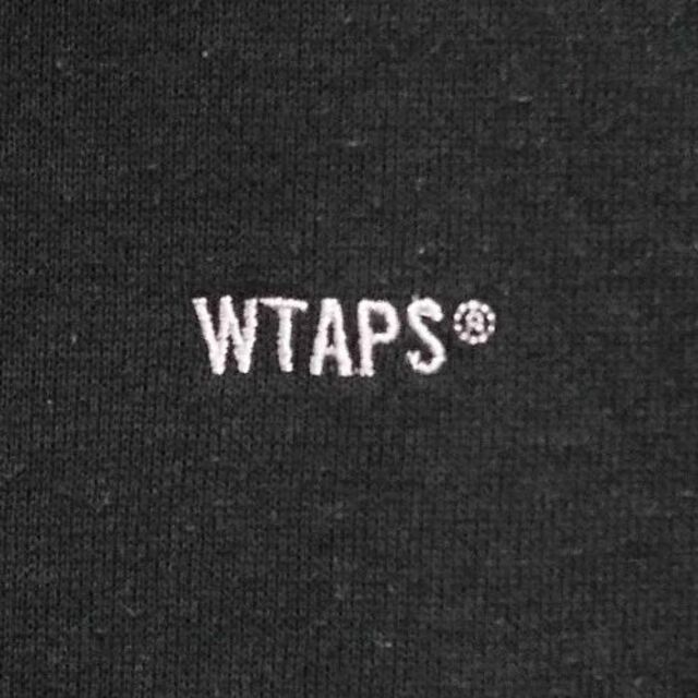 W)taps(ダブルタップス)の27667/WTAPS ダブルタップス コットン スウェットパーカー ブラック メンズのトップス(パーカー)の商品写真