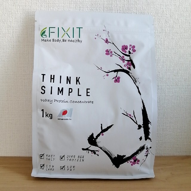 FIXIT WPC プロテイン 1kg 食品/飲料/酒の健康食品(プロテイン)の商品写真