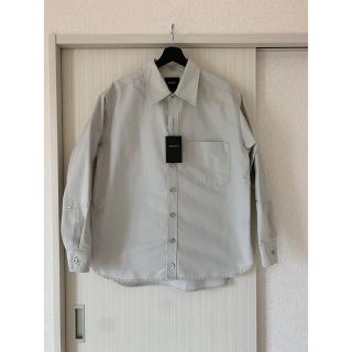 マルタンマルジェラ(Maison Martin Margiela)のINDEPICT  Elbow patch shirt グレー　未使用(シャツ)