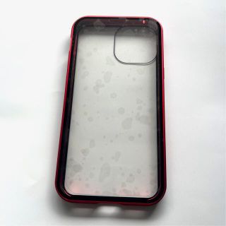 アイフォーン(iPhone)のiPhone 13mini  ケース　赤(iPhoneケース)