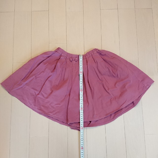 anyFAM(エニィファム)のキュロットスカート　ピンク系　140cm　anyFAM キッズ/ベビー/マタニティのキッズ服女の子用(90cm~)(スカート)の商品写真