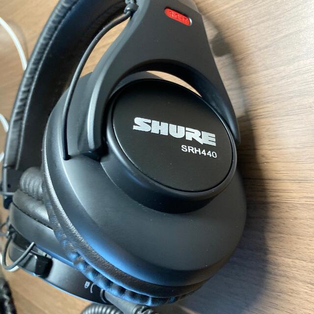 SHURE SRH440-Aプロフェッショナル・スタジオ・ヘッドホン スマホ/家電/カメラのオーディオ機器(ヘッドフォン/イヤフォン)の商品写真